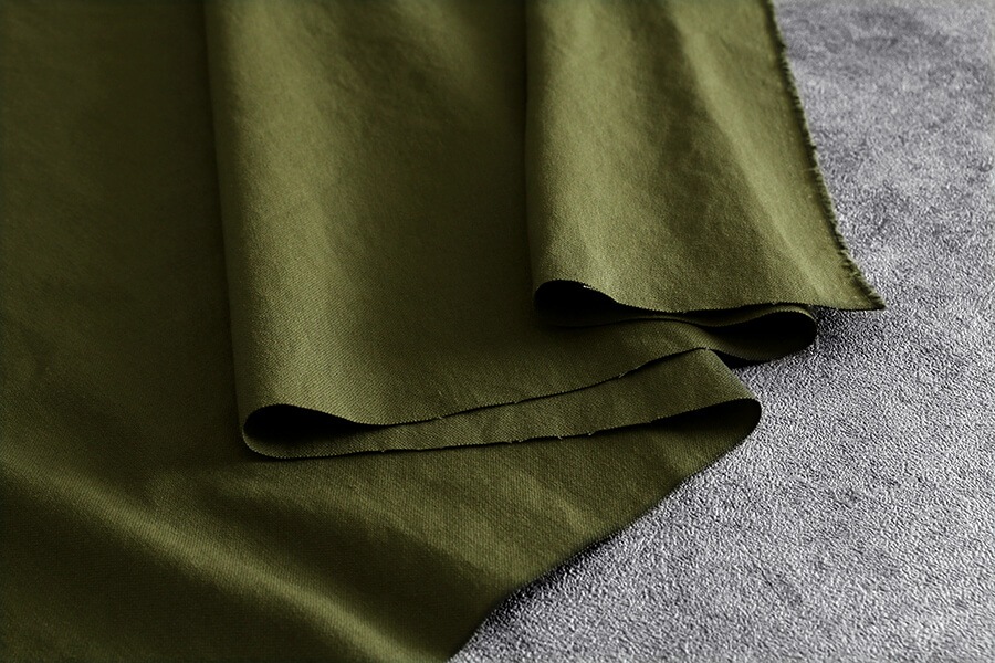 【反物販売】洗いをかけた 11号帆布 vhw加工 【コットン(綿) 生地 無地】