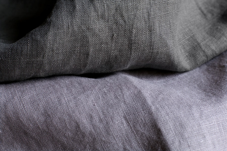 洗いをかけた フレンチリネン odw加工 40番手 【麻 生地 無地】