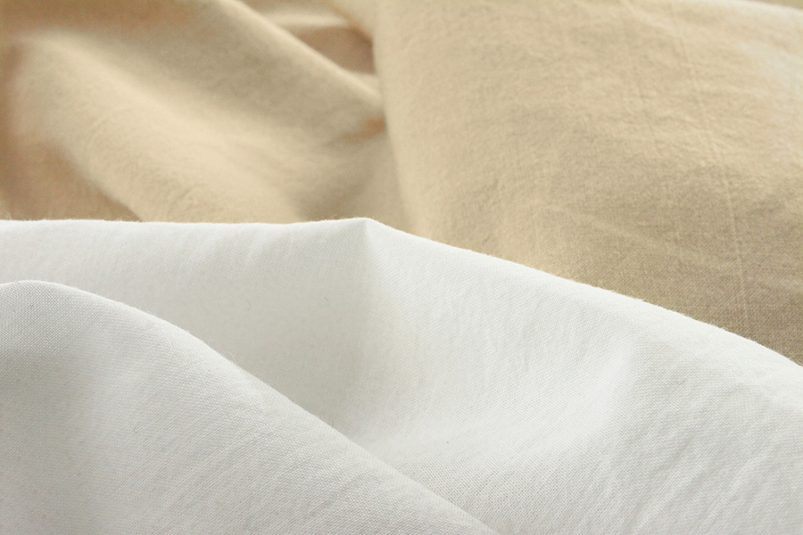 ワイド幅│洗いをかけた 綿60アイディールローン nw加工 【コットン 生地 無地】