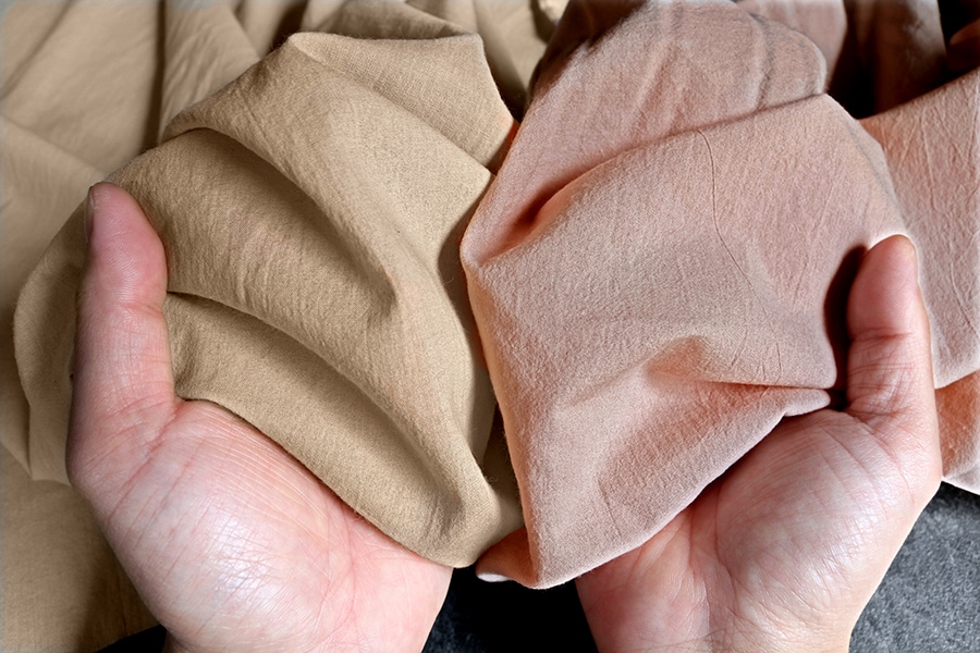 ワイド幅│洗いをかけた 綿60アイディールローン nw加工 【コットン 生地 無地】