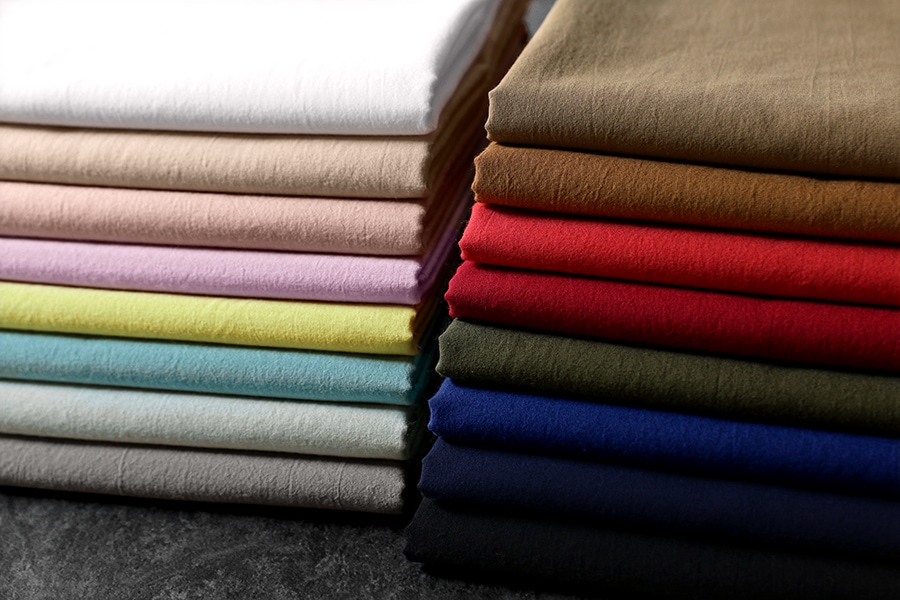 ワイド幅│洗いをかけた 綿60アイディールローン nw加工 【コットン 生地 無地】