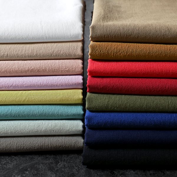 ワイド幅│洗いをかけた 綿60アイディールローン nw加工 【コットン 生地 無地】