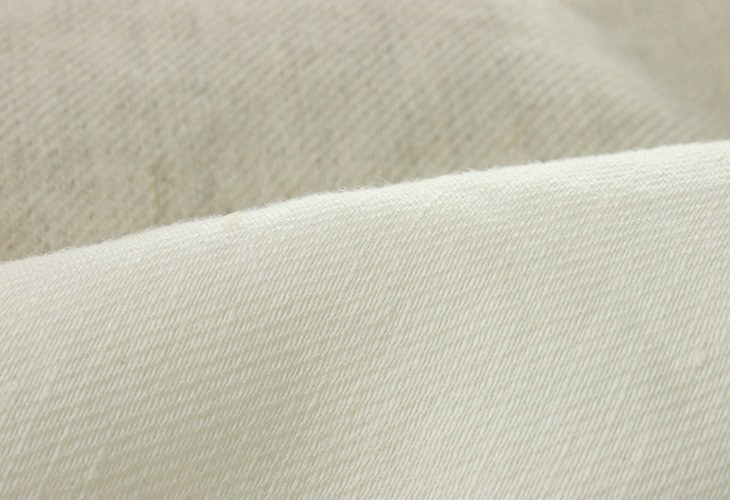 洗いをかけた リネンウール ギャバジン起毛 【麻 毛 生地 無地】