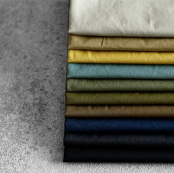 【反物販売】洗いをかけた 超高密度チノクロス 40番手 【コットン(綿) 生地 無地】