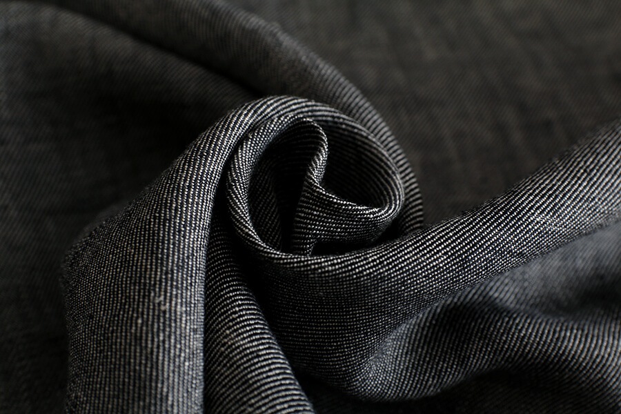 先染め トップリネンツイル 40番手 【麻 生地 無地】