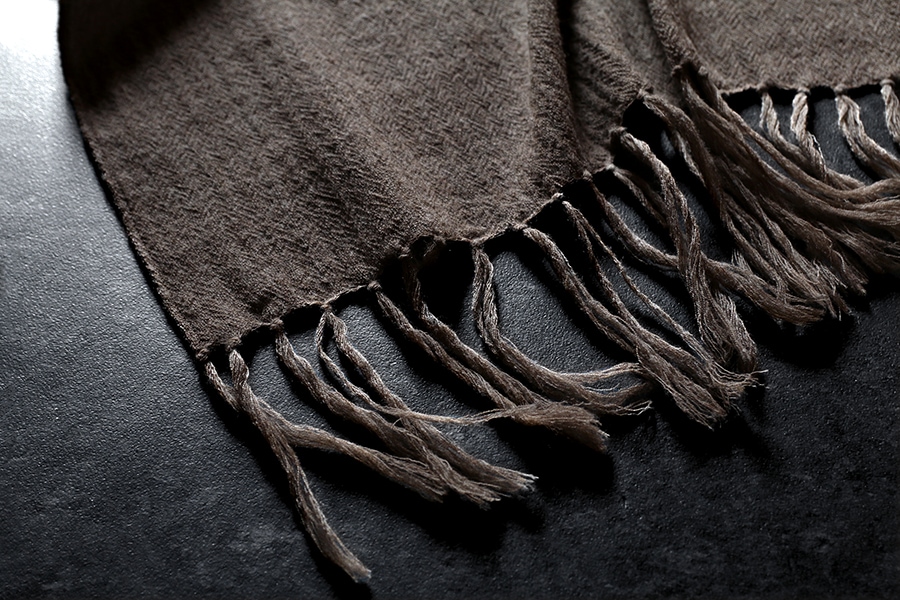 洗いをかけた ウールガーゼ 2/48番手 【毛 生地 無地 ストール】