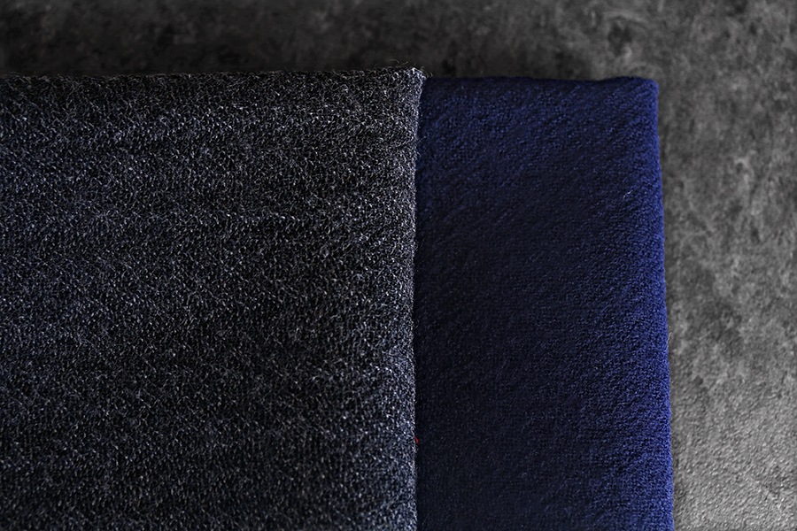 洗いをかけた ウールガーゼ 2/48番手 【毛 生地 無地 ストール】