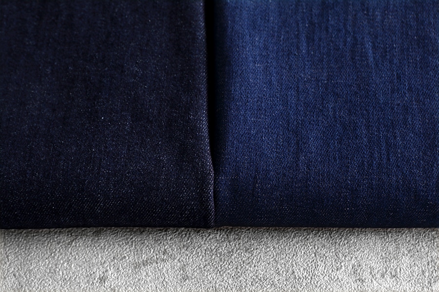 洗いをかけた 岡山の児島 9オンス くったりスーパーストレッチデニム ワンウォッシュ加工【コットン 綿 生地 無地】