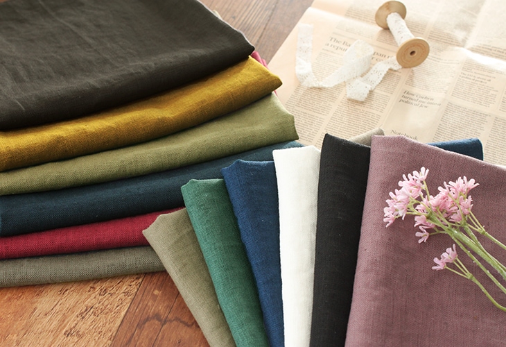 生地サンプル】洗いをかけた 13/1番手 麻スラブ nw加工 【リネン