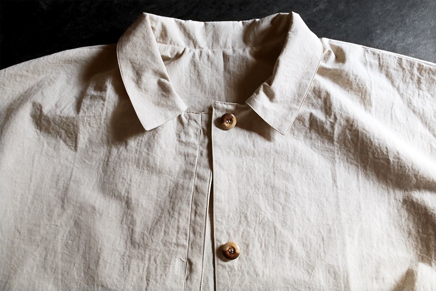 【反物販売】ワイド幅 高密度 コットンヘンプ ヘビーポプリン 【コットン リネン 綿麻 生地 無地】