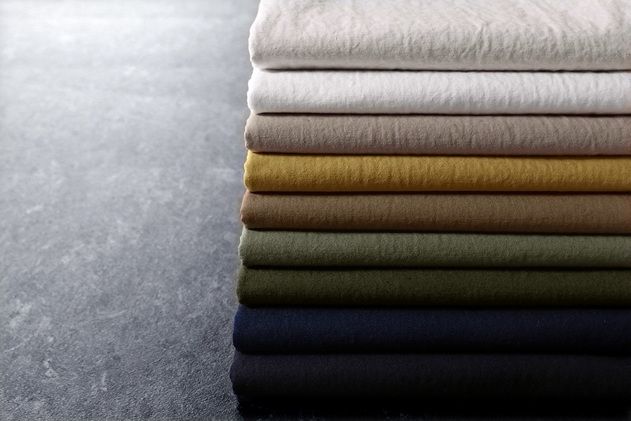 反物販売】ワイド幅 高密度 コットンヘンプ ヘビーポプリン