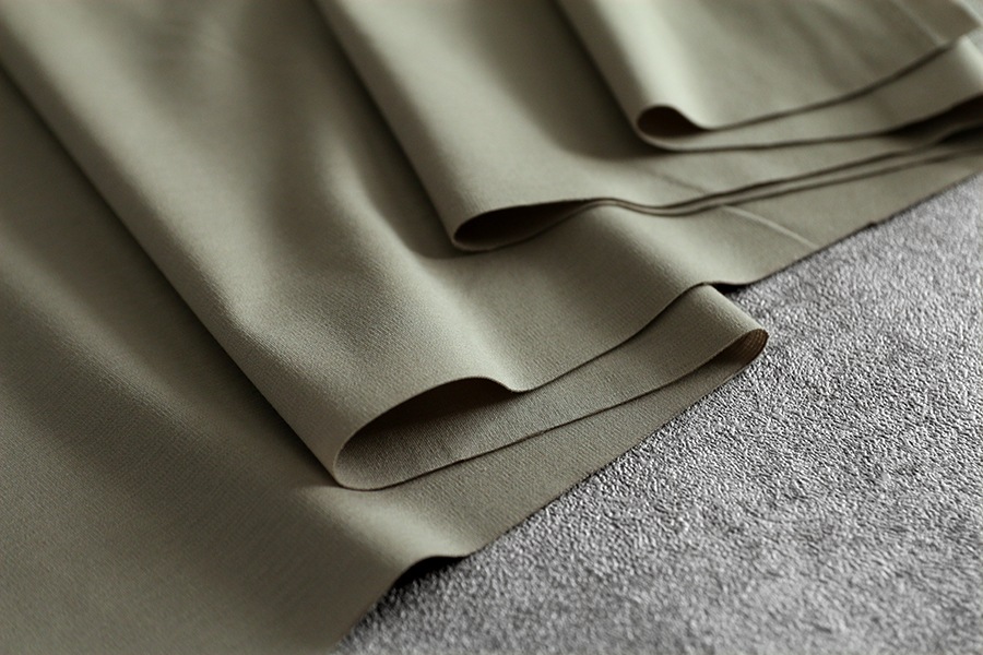 【反物販売】スーピマコットン ポンチニット シルケットバイオ加工 60番手 【綿 生地 無地 超長綿】