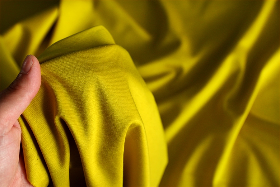 【反物販売】スーピマコットン ポンチニット シルケットバイオ加工 60番手 【綿 生地 無地 超長綿】