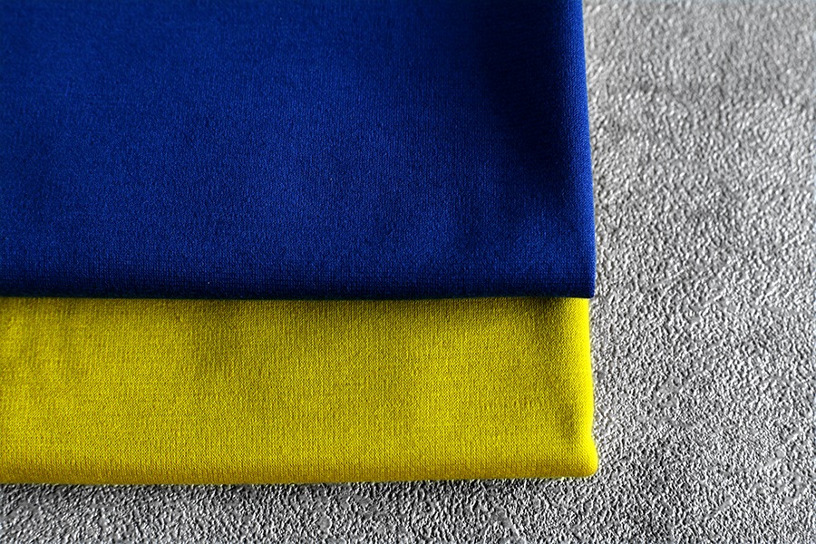 【反物販売】スーピマコットン ポンチニット シルケットバイオ加工 60番手 【綿 生地 無地 超長綿】