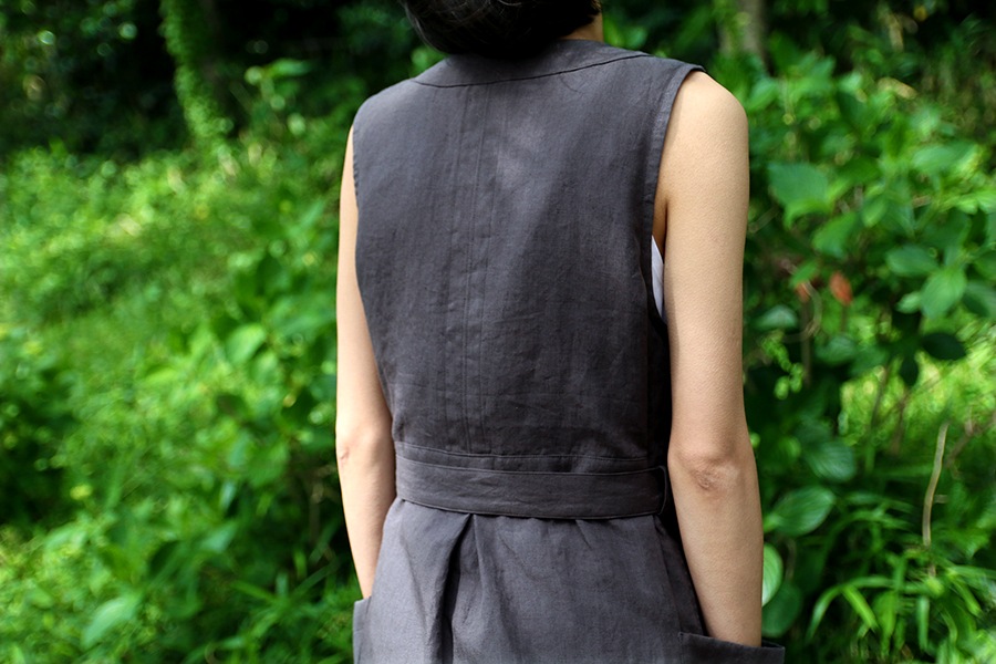 【生地サンプル】洗いをかけた 高密度リネンローン 60番手【麻 生地 無地】