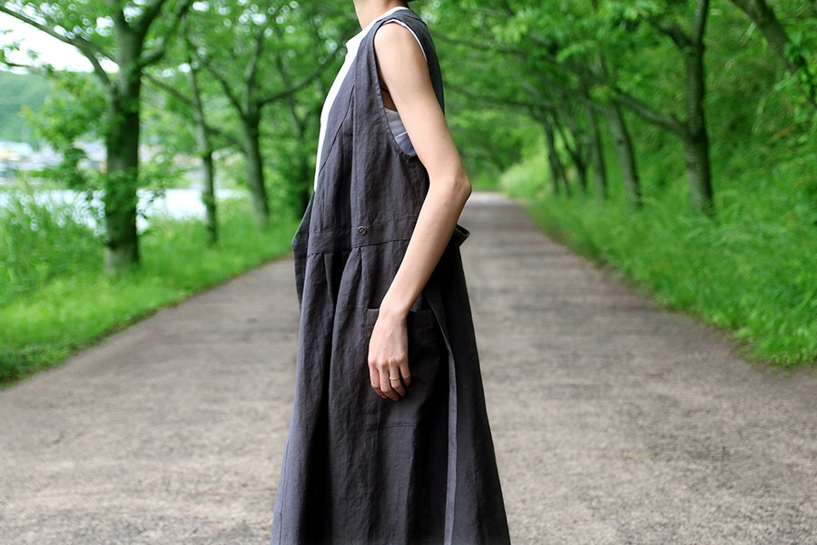 【生地サンプル】洗いをかけた 高密度リネンローン 60番手【麻 生地 無地】