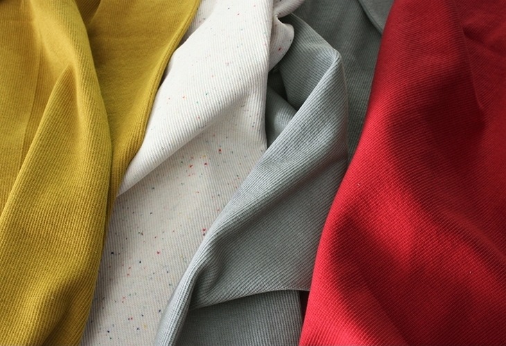 【生地サンプル】無杢 30/スパンテレコ 【コットン(綿) 生地 無地 リブニット】