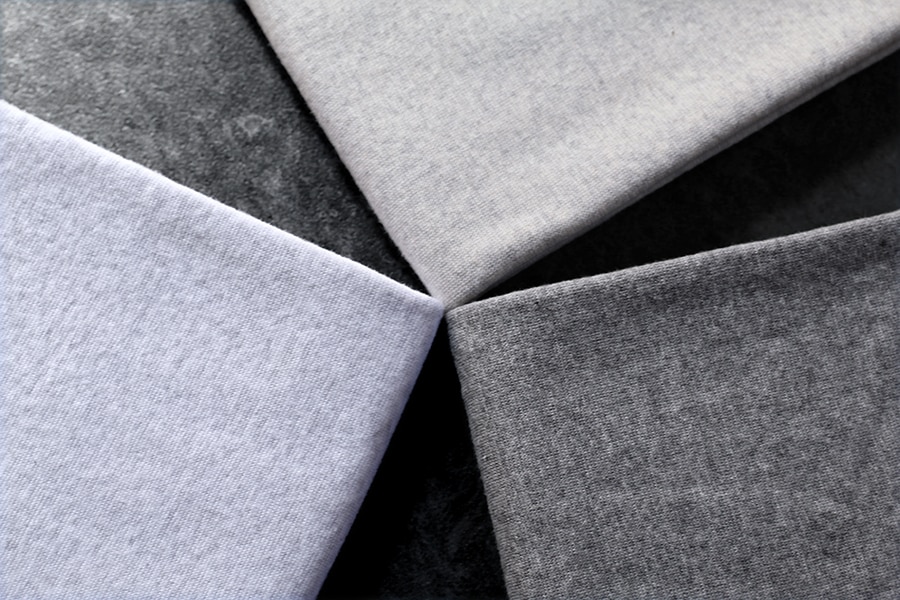 【生地サンプル】30/スパンフライス 【コットン(綿) 生地 無地 リブニット】