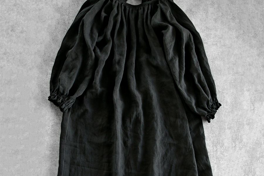 【生地サンプル】洗いをかけた ベルギーリネンローン nd加工 60番手 【麻 生地 無地】