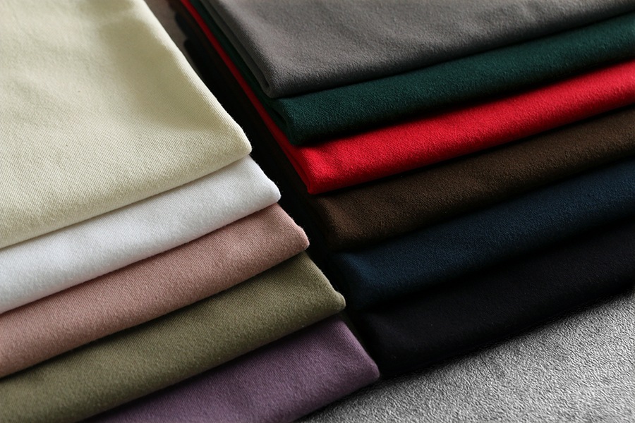 【反物販売】ワイド幅 40/コーマスムースニット 【コットン(綿) 生地 無地】