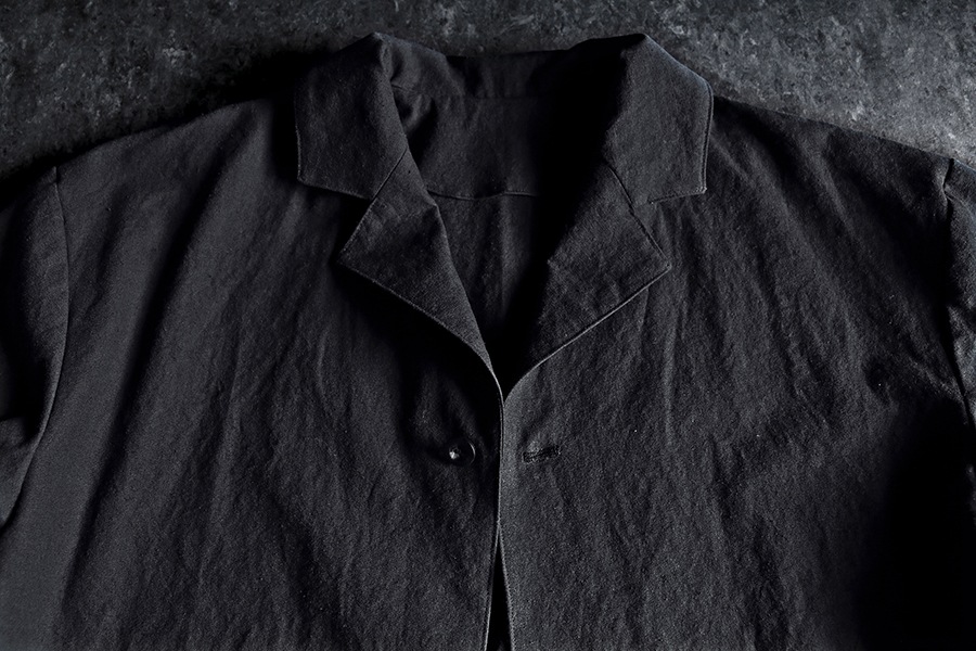 【在庫限り】ワイド幅 洗いをかけた 高密度 綿麻ヘビーウェザー 直接染め 【コットン リネン 綿麻 生地 無地】