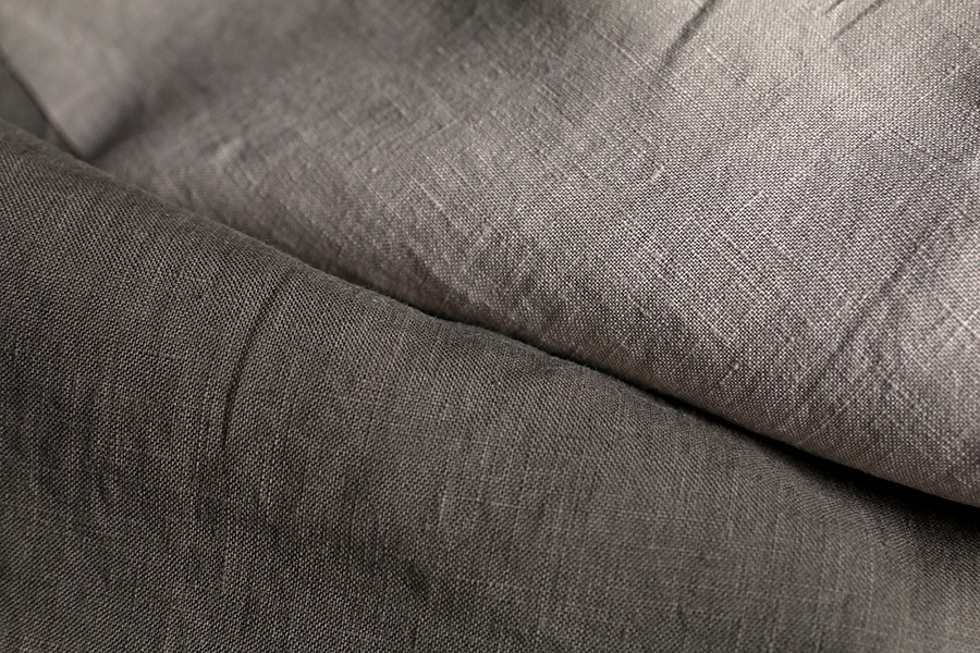 【生地サンプル】ワイド幅 フレンチリネンポプリン 40番手 【麻 生地 無地】