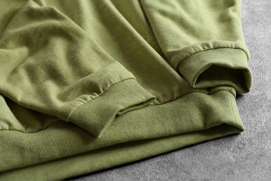 【生地サンプル】40/スパンテレコ オーガニックコットン 【綿 生地 無地 リブニット】