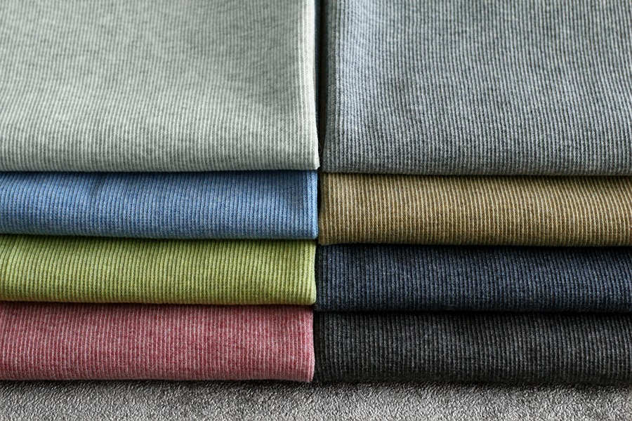 生地サンプル】40/スパンテレコ オーガニックコットン 【綿 生地 無地