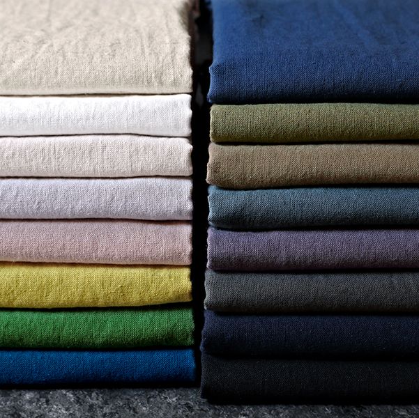 【生地サンプル】洗いをかけた 綿麻ライトキャンバス nw加工 【コットン リネン 生地 無地】