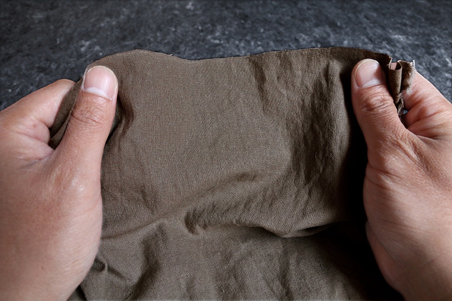 【生地サンプル】洗いをかけた 綿麻ライトキャンバス nw加工 【コットン リネン 生地 無地】