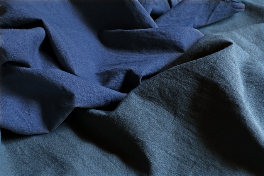 【生地サンプル】洗いをかけた 綿麻ライトキャンバス nw加工 【コットン リネン 生地 無地】