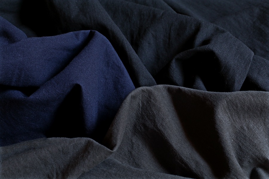 【生地サンプル】洗いをかけた 綿麻ライトキャンバス nw加工 【コットン リネン 生地 無地】