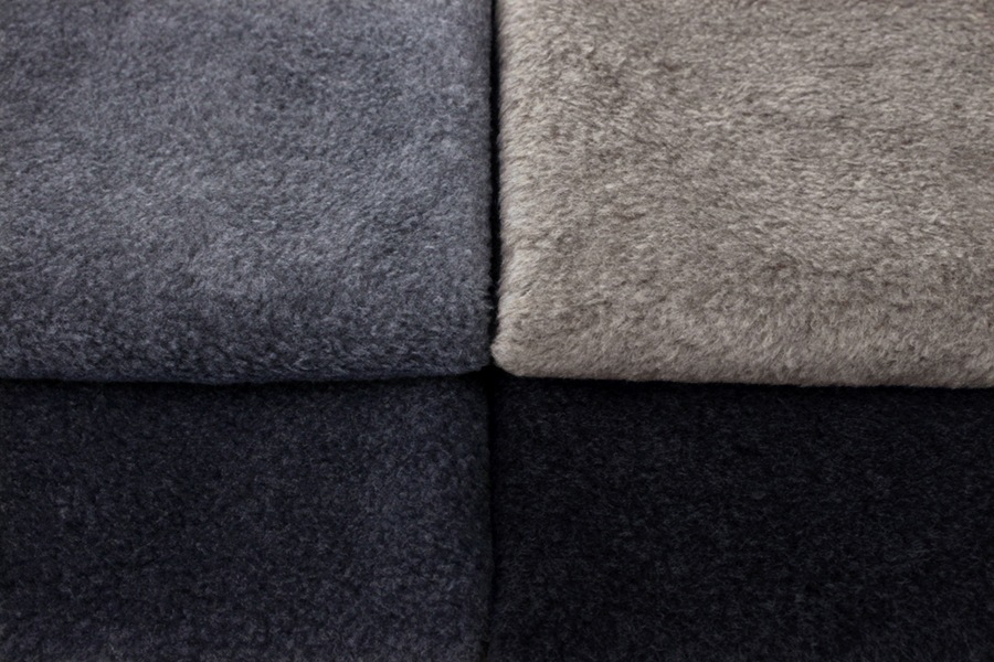 【生地サンプル】ワイド幅 レーヨン メルトンフリース 【ニット 生地 無地 秋冬 暖かい】