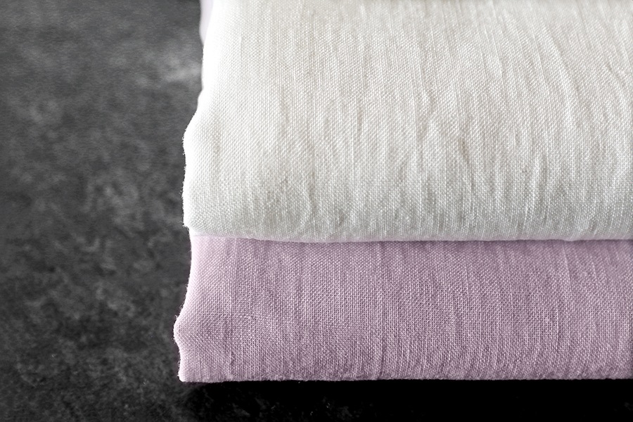 【超特価品 在庫限り】近江強撚リネンボイル 60番手【麻 生地 無地】