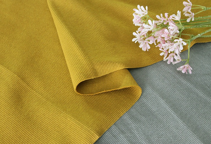 【反物販売】無杢 30/スパンテレコ 【コットン(綿) 生地 無地 リブニット】