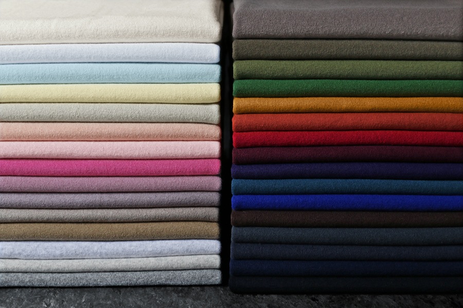 【反物販売】30/スパンフライス 【コットン(綿) 生地 無地 リブニット】