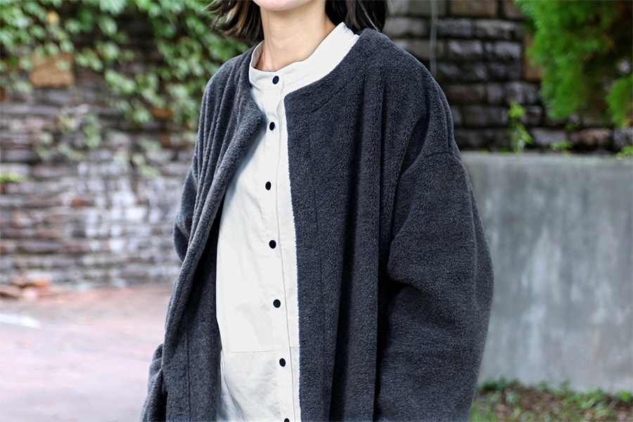 【反物販売】ワイド幅 レーヨン メルトンフリース 【ニット 生地 無地 秋冬 暖かい】