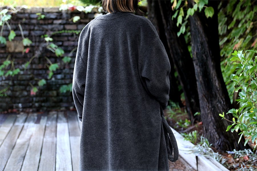 【反物販売】ワイド幅 レーヨン メルトンフリース 【ニット 生地 無地 秋冬 暖かい】