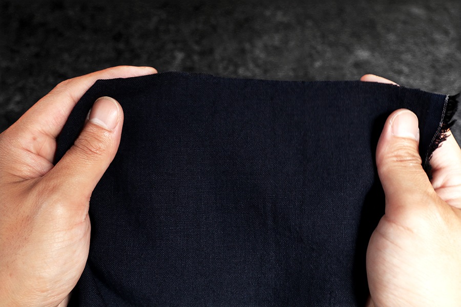 【反物販売】洗いをかけた フレンチリネン 天日干し 40番手 【麻 生地 無地】