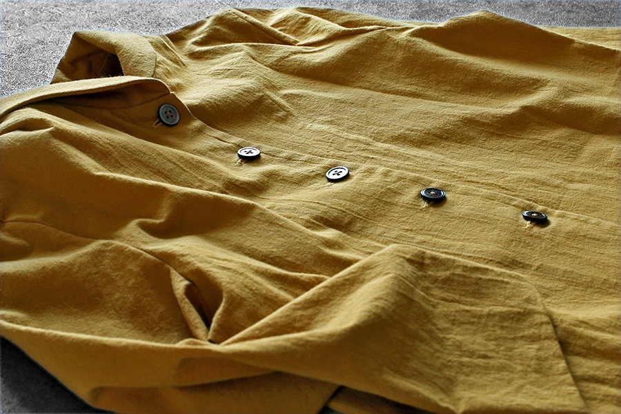 【反物販売】洗いをかけた コットンライトキャンバス 【綿 生地 無地】