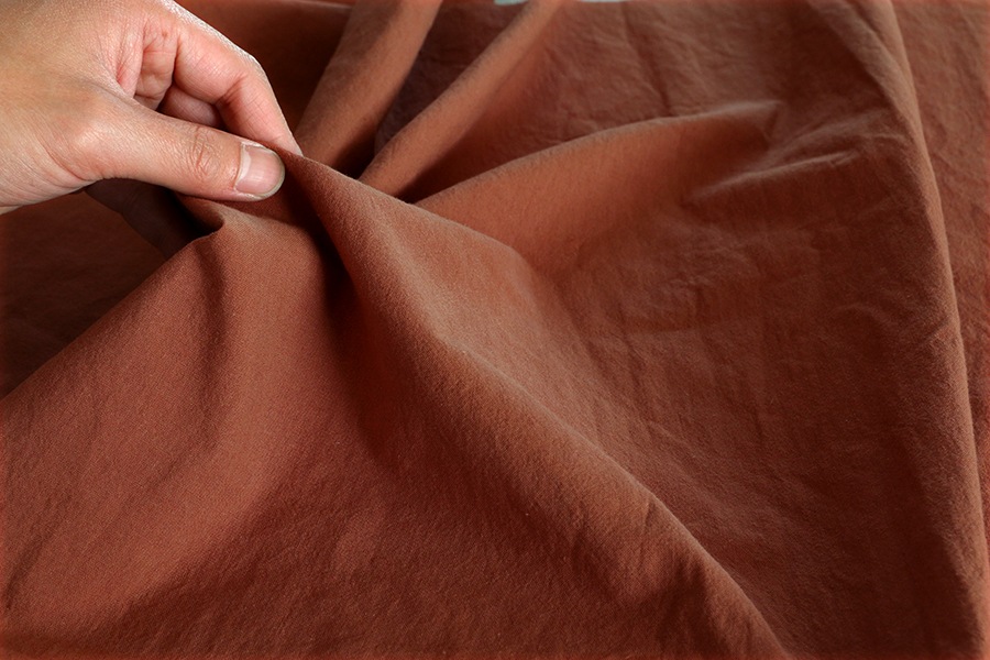 【反物販売】洗いをかけた コットンライトキャンバス 【綿 生地 無地】