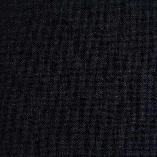 【1.4mカットクロス】洗いをかけた 綿麻キャンバス （ブラック）