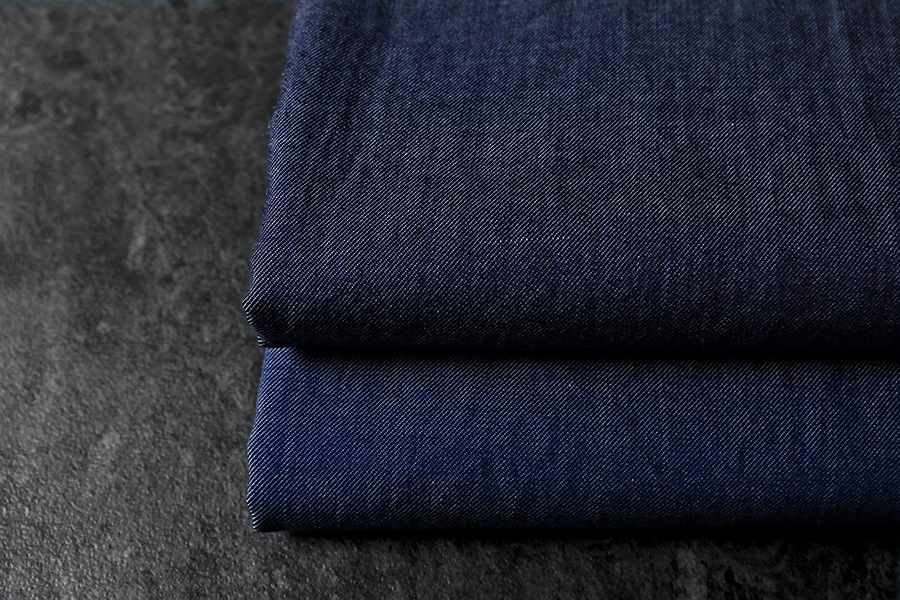 【反物販売】洗いをかけた 児島 3.5オンス ふわふわデニム 【コットン(綿) 生地 無地】