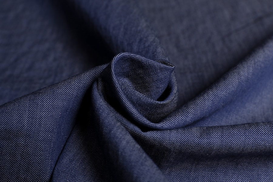 【反物販売】洗いをかけた 児島 3.5オンス ふわふわデニム 【コットン(綿) 生地 無地】