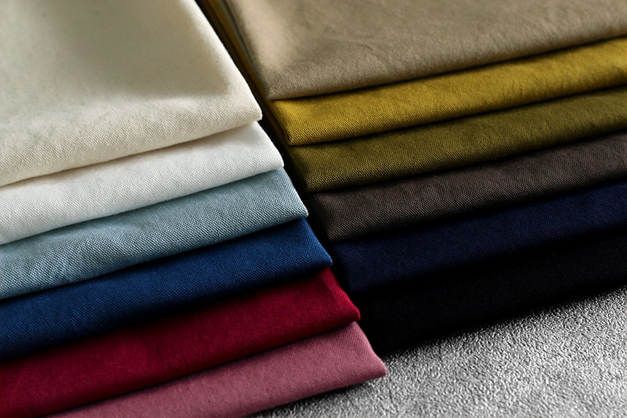 【反物販売】洗いをかけた VINオックス odw加工 【コットン(綿) 生地 無地】