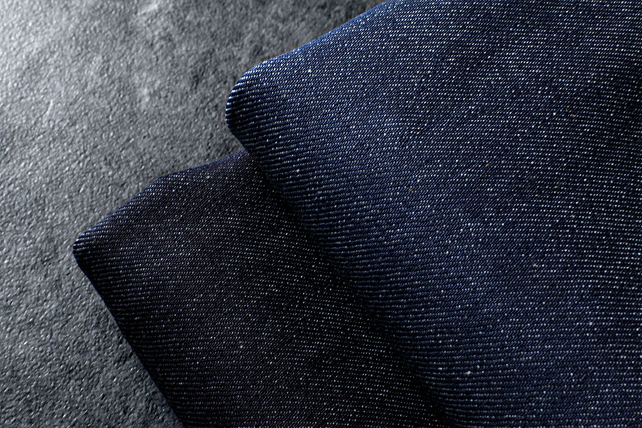 【反物販売】岡山の児島 11オンス ムラ糸ストレッチデニム【コットン(綿) 生地 無地】