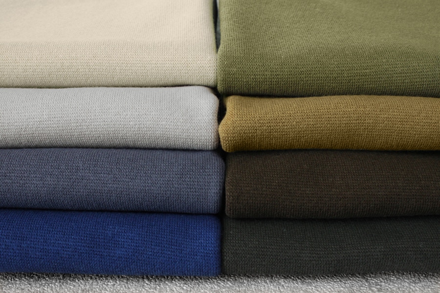 【廃色セール】30/スパンフライス 【コットン(綿) 生地 無地 リブニット】