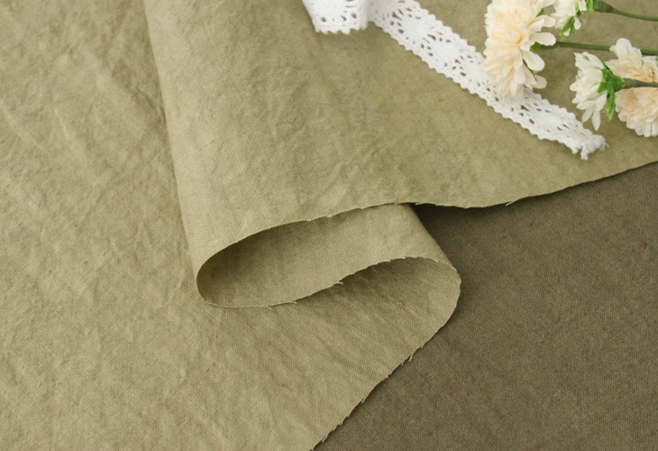 【生地サンプル】洗いをかけた 40/1番手 ベルギーリネン 天日乾燥 【麻 生地 無地】