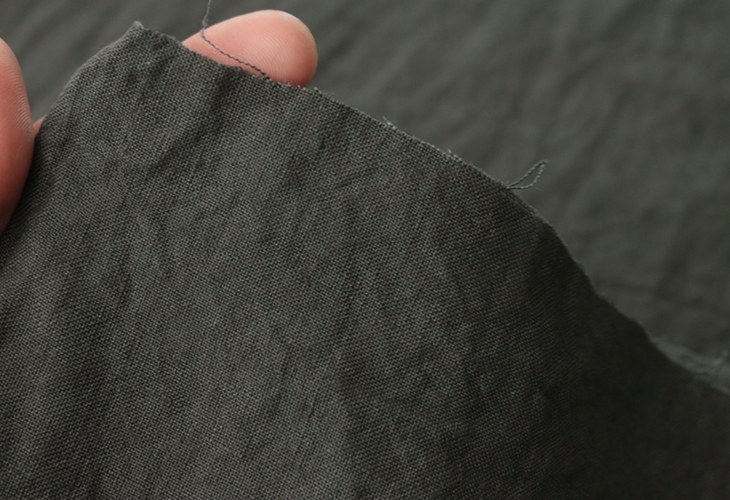 【生地サンプル】洗いをかけた 40/1番手 ベルギーリネン 天日乾燥 【麻 生地 無地】