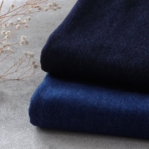 【反物販売】洗いをかけた 児島 12オンスデニム ストーンバイオウォッシュ加工 【コットン(綿) 生地 無地】